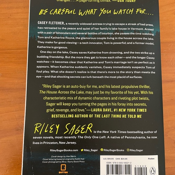 The House Across the Lake by Riley Sager (paperback) - Picture 2 of 2